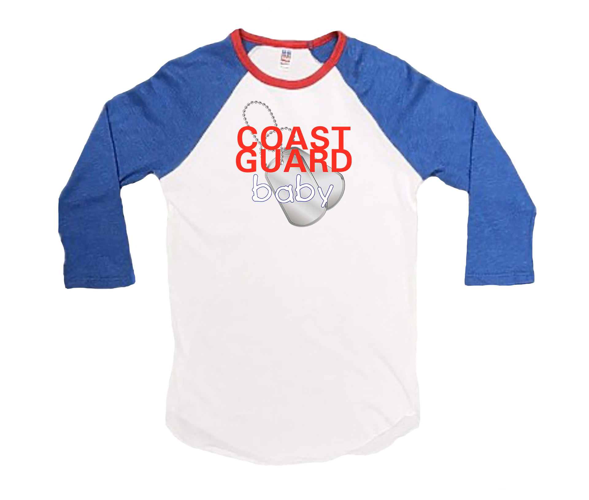 Coast Guard Baby - Americana Baseball Shirt